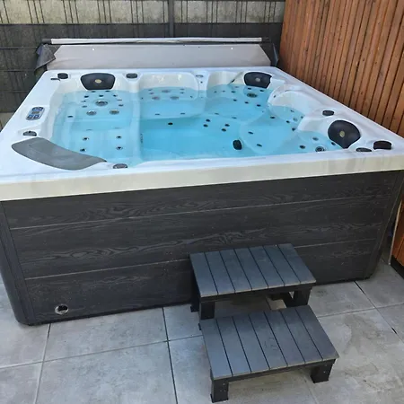 公寓 Stilvolles Mit Terrasse Garten Und Whirlpool 因河畔辛巴赫